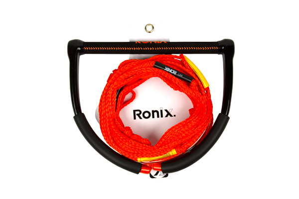 スタイリッシュシンプル Ronix コンボ 5.0 ハイドグリップ ウェイクボードハンドル 直径1.15インチ 80フィートR6ロープ付き イエロー並行輸入 